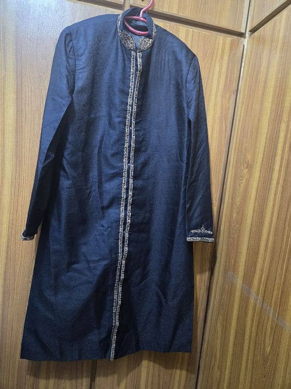 black shirwani 2