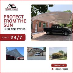 car shade/car parking shades/car tensile shades/car porch shade / shed