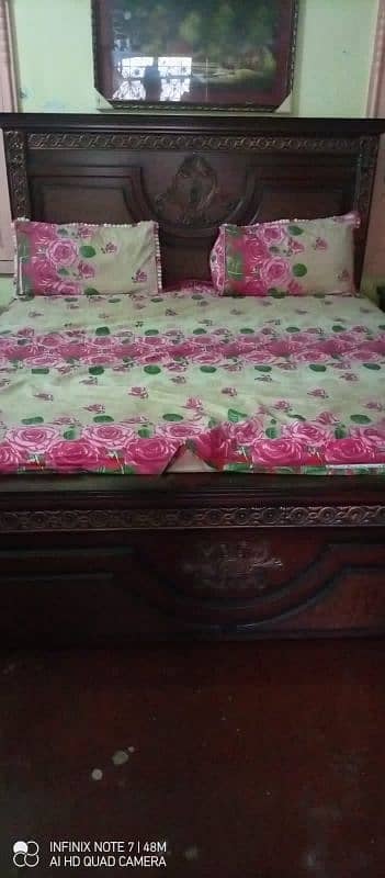 wooden bed set for sale. 2