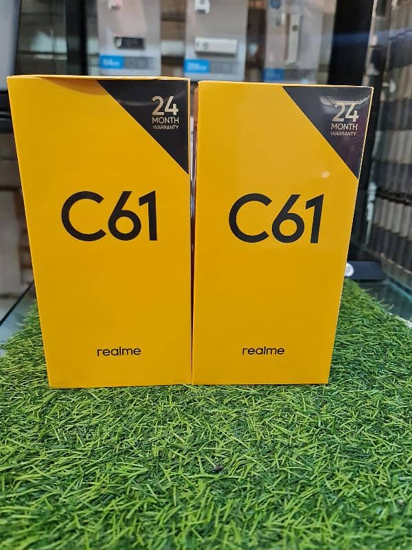 Realme C61 6/128 Box Packed 2 Years Warranty 0