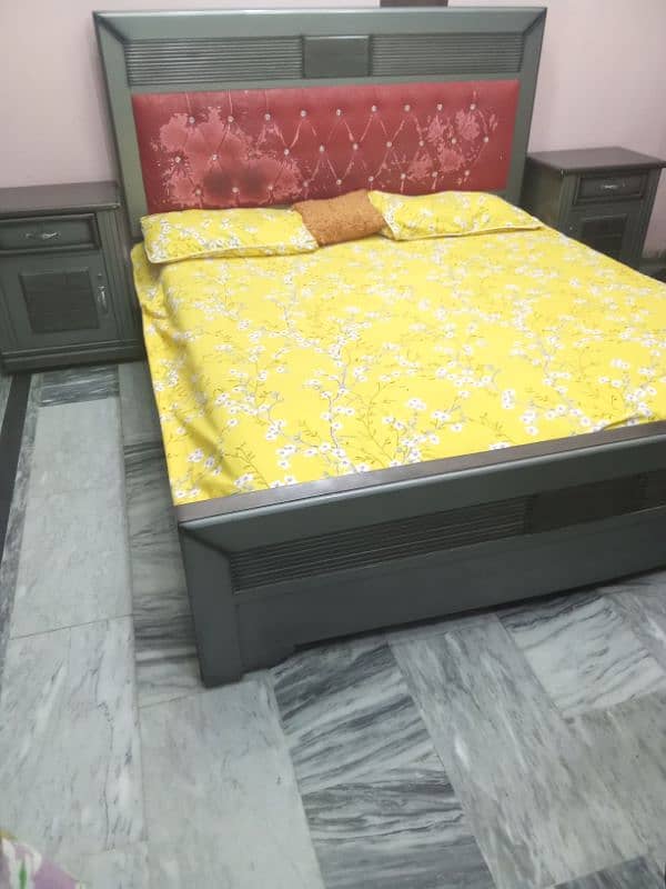 Double King Size Bed without Mattress 0