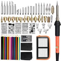 wood burning soldering iron kit ( 72 ) pieces