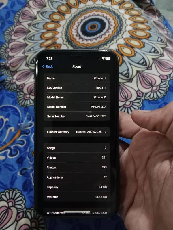 iphone 11 jv 64gb 98%bettry health 3