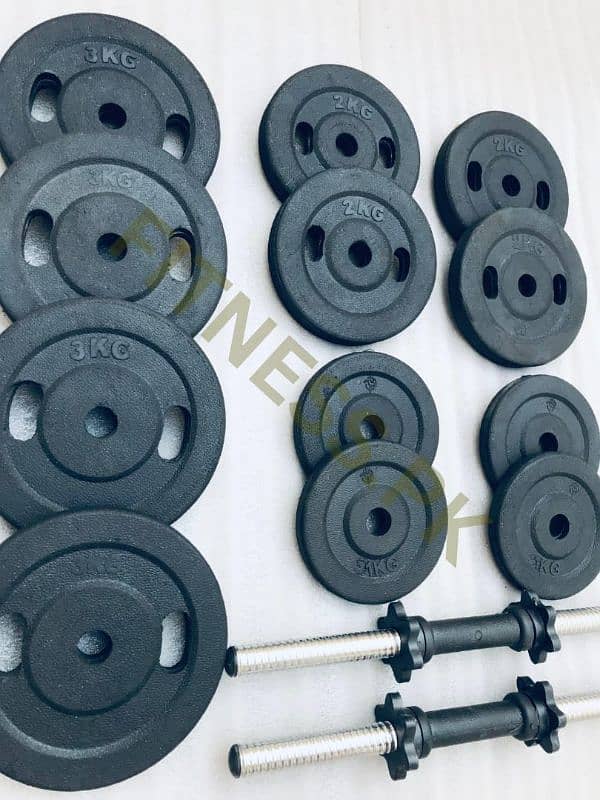 DUMMBBELS/WEIGHT PLATES/RUBBER COATED DUMBBELLS 10