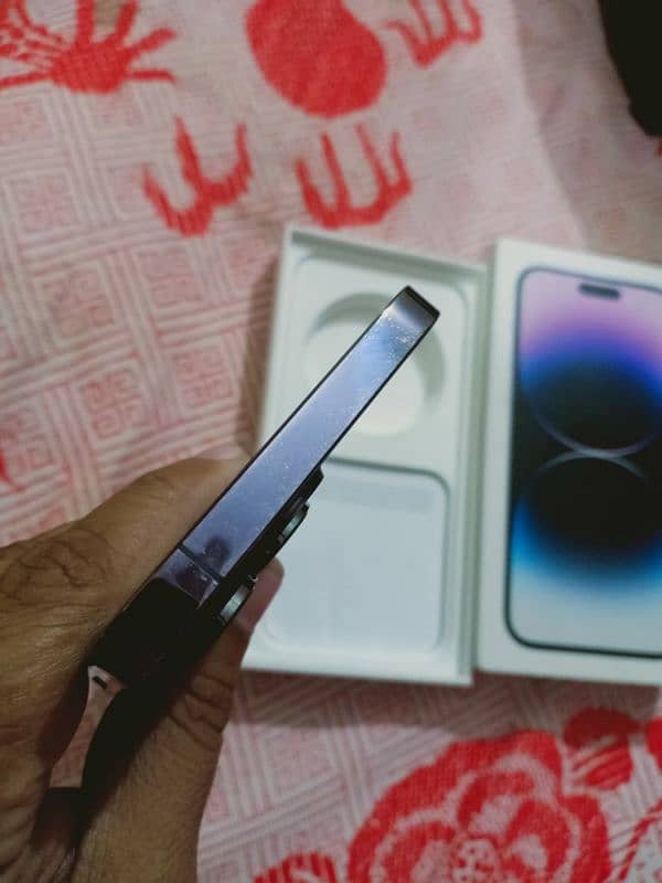 iphone 14 pro max, PTA aprvd, 256gb with box cable 1