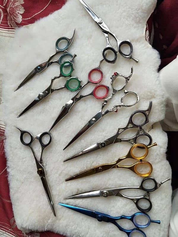 hair professional hair dressing scissors thinning barbar scissors 4