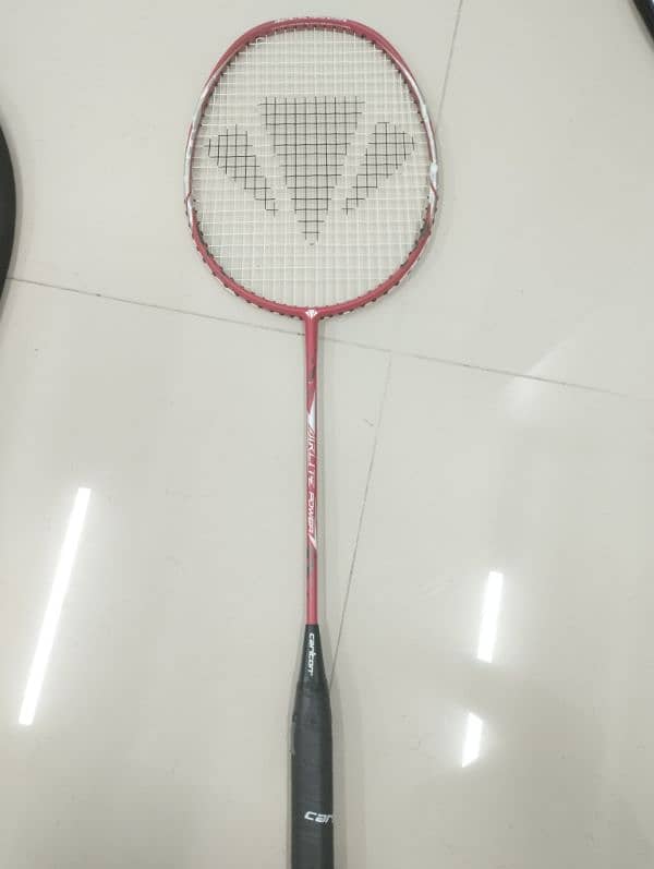 Original Carlton badminton racket with original string 1