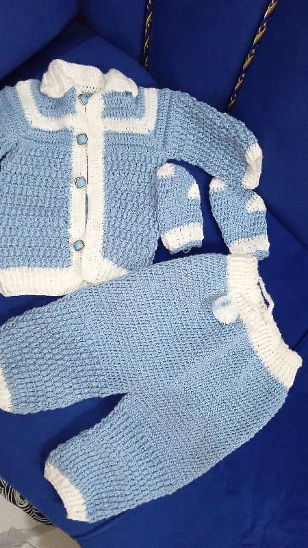 Crochet dress for new born baby | pure hand made | online delivery 2