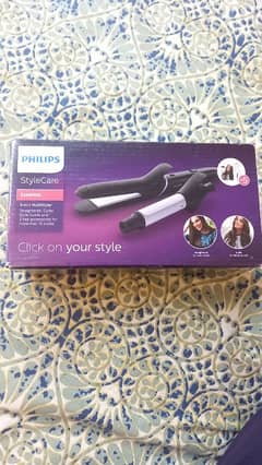 philips hair curling amd straightner iron 2 in one