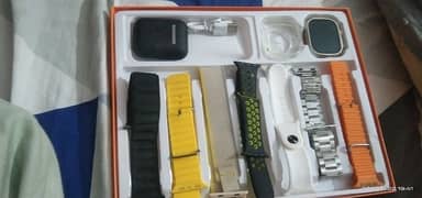 fendior america ultra watch s100 ultra 9 with 7 straps and charger