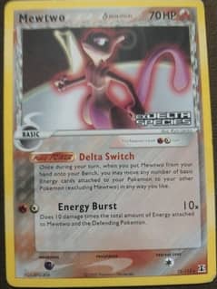 Pokémon card: Mewtwo (rare)