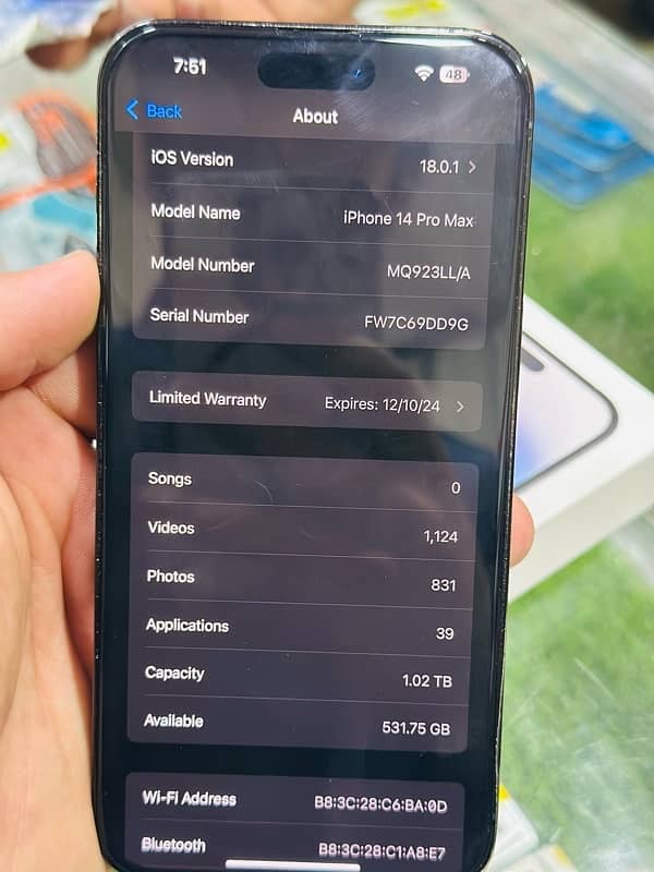 iPhone 14 Pro Max JV 1 TB 4