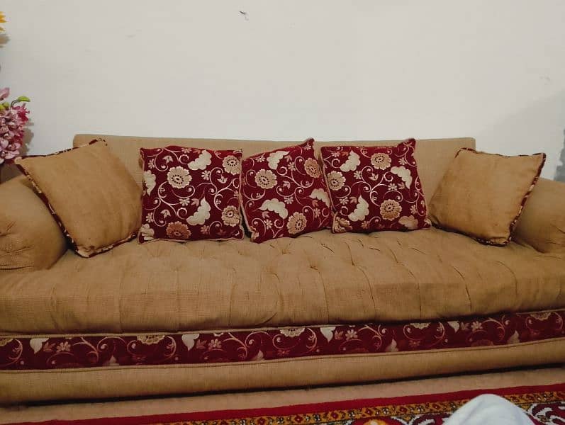 7 seater sofa set/ devan 3