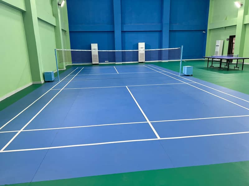 Badminton court|Sport Flooring Sheets|Sport Flooring Coating 0