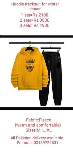 Hoodie tracksuit for boys