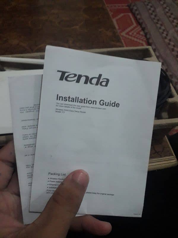 Tenda Wifi Router 3 Antina 3