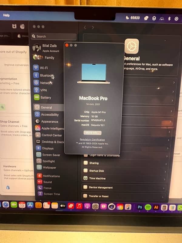 Macbook Pro M1 Pro - 1TB 16GB Space Grey 14 inch 3