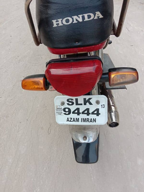 Honda CD70 2013 Sahiwal Number Lush Condition 6