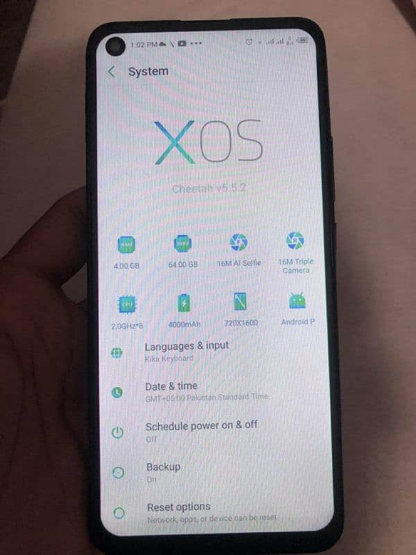 infinix s5 4gb 64gb dual sim pta approved just panal shade ha 100touch 2