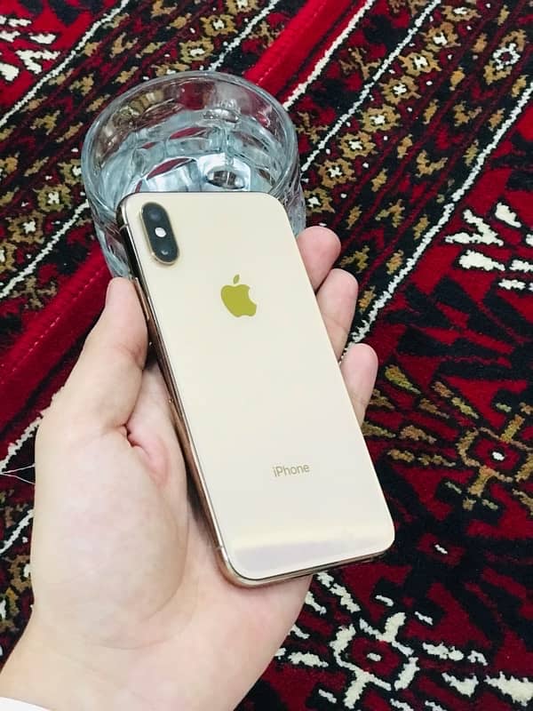 iPhone XS pta approve 256 gb gold calrs all ok 0