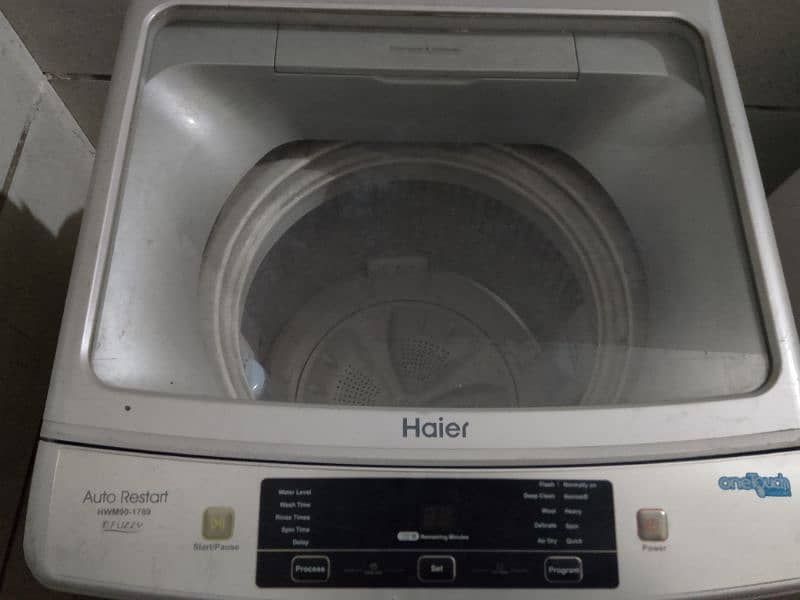 Haier fully automatic machine and dryer 4