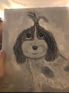 dog painting