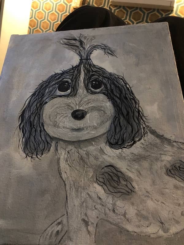 dog painting 1