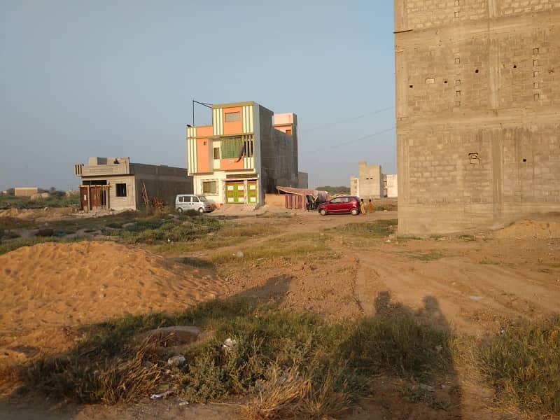 120 Sq Yard Next to Corner 60 ft road sy Transfer plot in SAADI GARDEN block 1 (0-3-1-3-2-1-0-0-5-4-7) 3