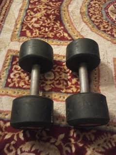 pair of 5KG dumbbells