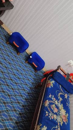 Room Dewan/ 2 Small Couch/ Curtains/ Carpet