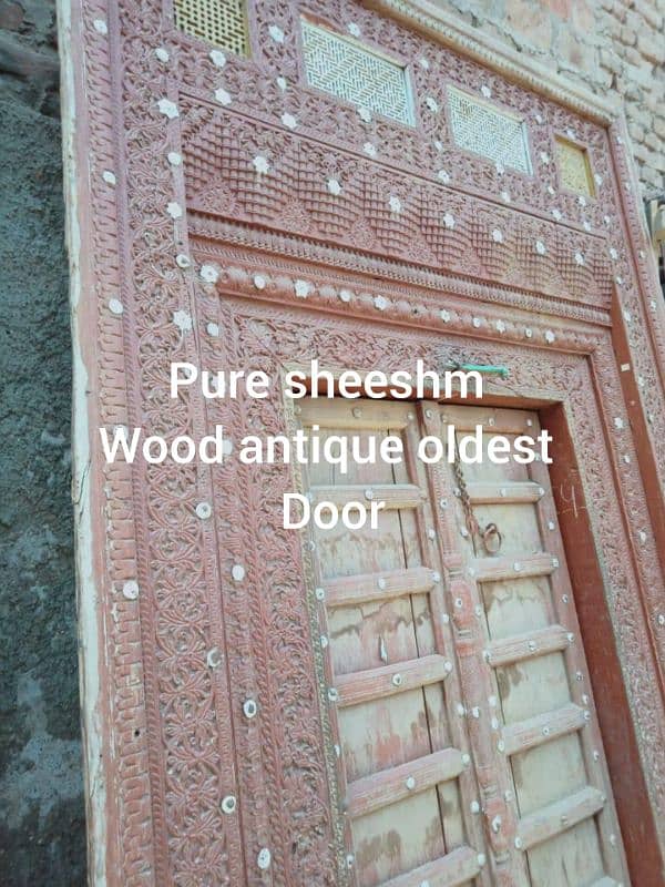 original sagwaan antique door for sale 3