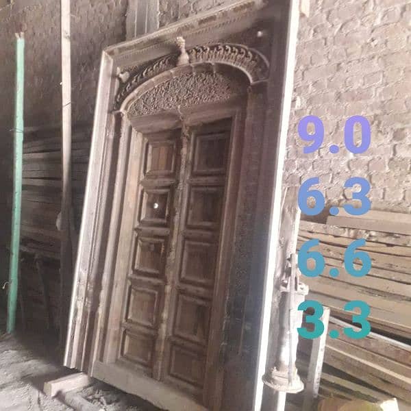 original sagwaan antique door for sale 5