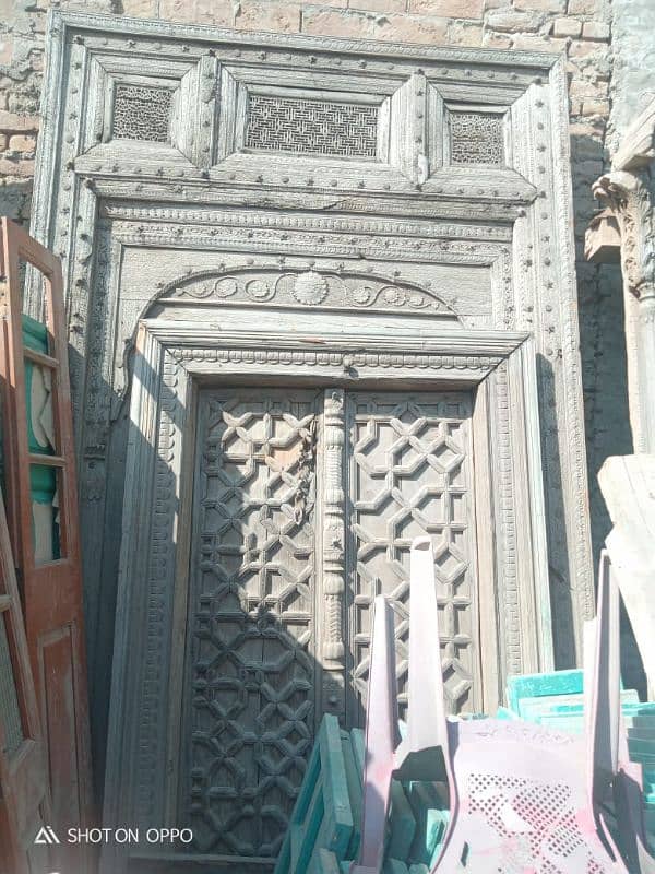 original sagwaan antique door for sale 6