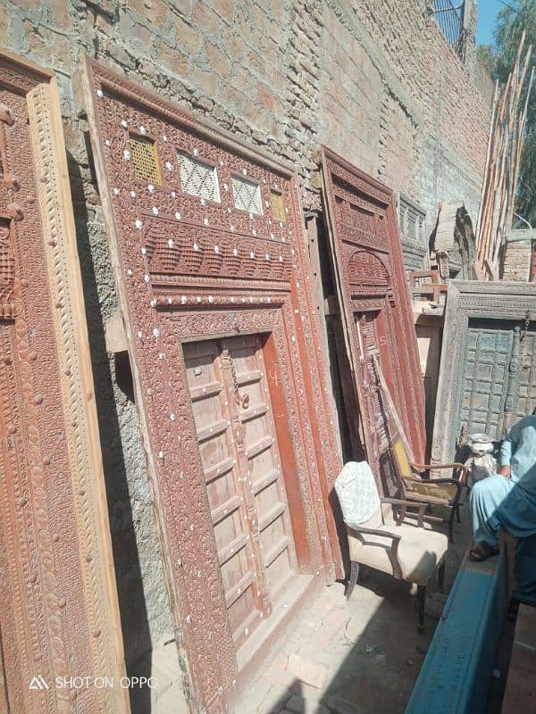 original sagwaan antique door for sale 7