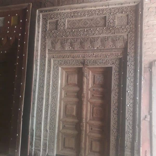 original sagwaan antique door for sale 11