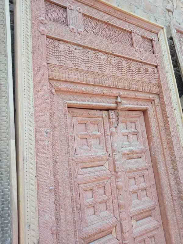 original sagwaan antique door for sale 12