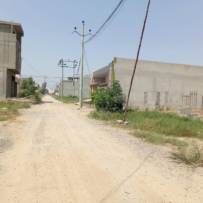 120 Sq Yard 40 ft road Plot for sale in SAADI GARDEN BLOCK 5 (0-3-1-3-2-1-0-0-5-4-7) 4