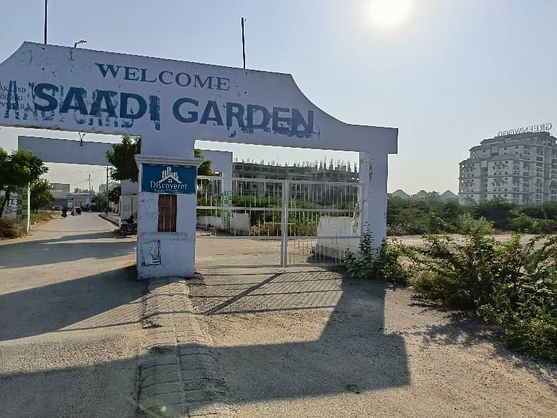 120 Sq Yard 40 ft road Plot for sale in SAADI GARDEN BLOCK 5 (0-3-1-3-2-1-0-0-5-4-7) 12