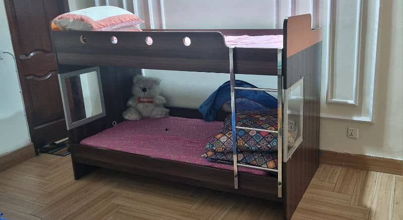 Wooden Bunk Bed 0