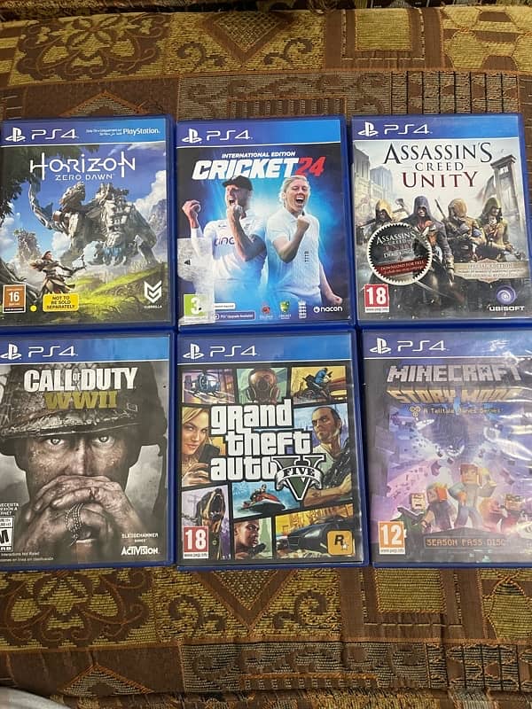 GTA5V/Resident Evil 2/Uncharted/Batman Arkham/COD PS4 0