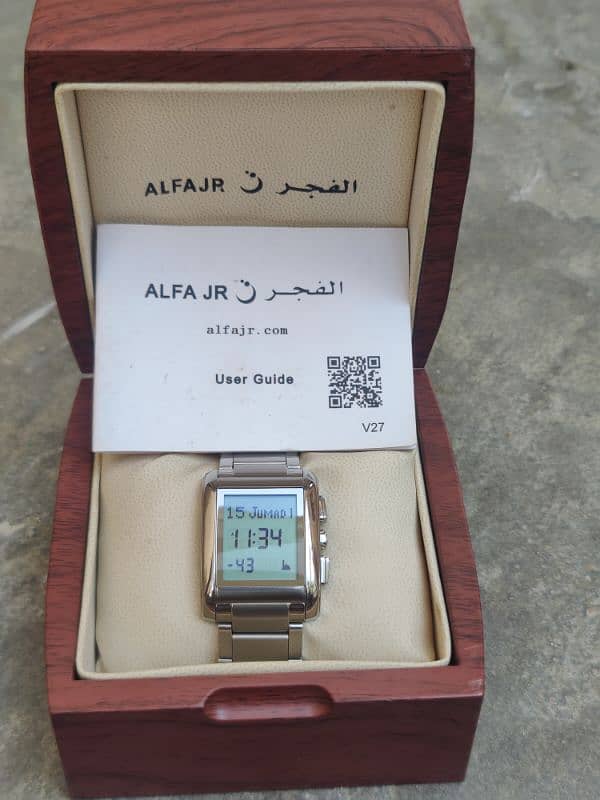 Brand New Original Al Fajar Islamic watch Model No WS-06(66)for sale 2