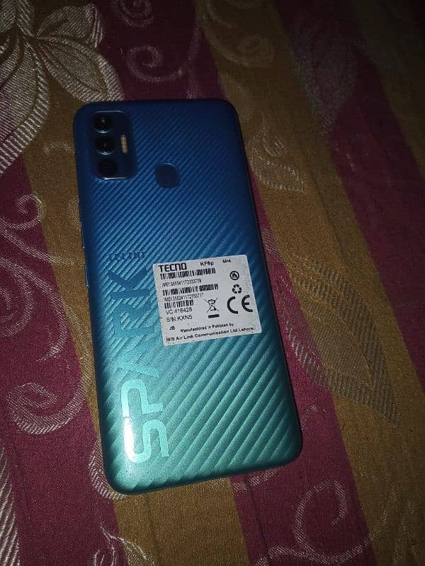 Tecno Spark 7 in good condition 0