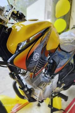 Yamaha Ybr 125G yellow color Model 2024- 2025