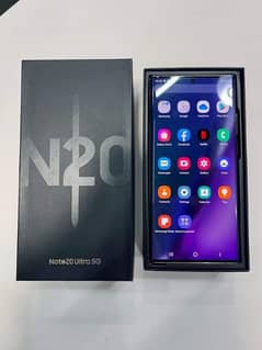 Note 20 ultra 12/256 box+Mobil neeche pori ad parle phr msg kare