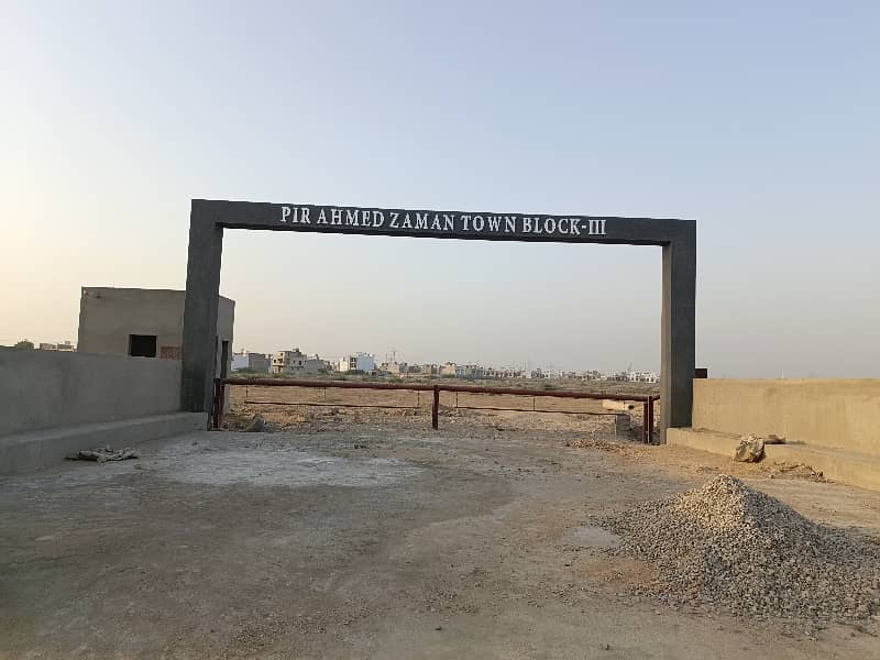 240 Square Yard Transfer Plot For Sale In PIR AHMED ZAMAN TOWN BLOCK 3 1