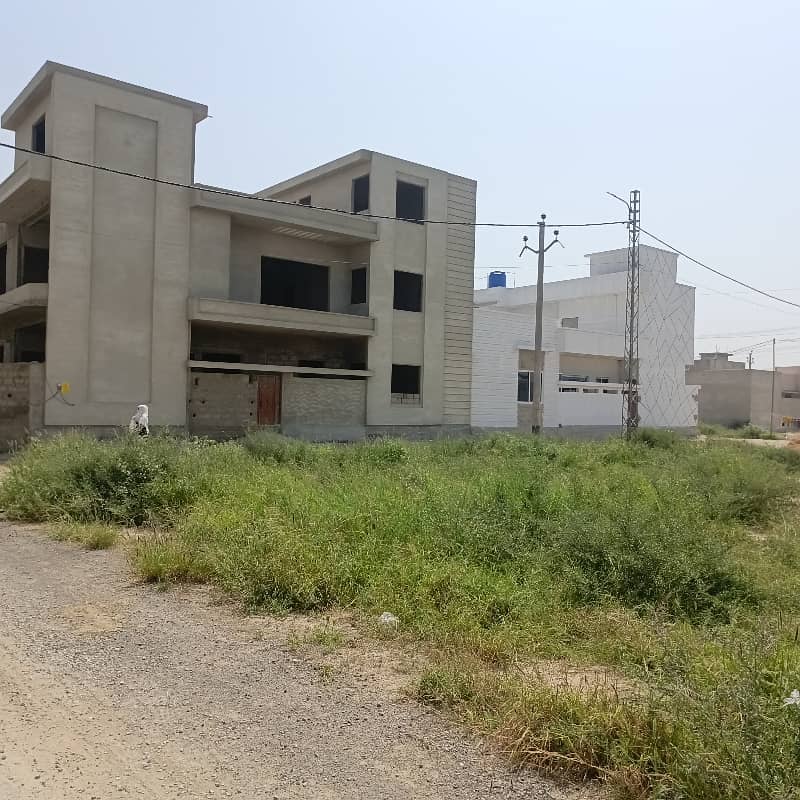 240 SQ YARD WEST OPEN TRANSFER PLOT FOR SALE IN SAADI GARDEN BLOCK 5 2