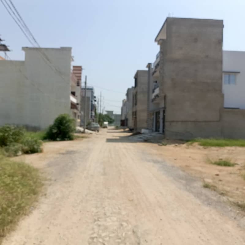 240 SQ YARD WEST OPEN TRANSFER PLOT FOR SALE IN SAADI GARDEN BLOCK 5 0