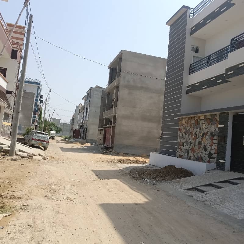 240 SQ YARD WEST OPEN TRANSFER PLOT FOR SALE IN SAADI GARDEN BLOCK 5 4