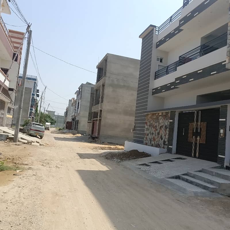 240 SQ YARD WEST OPEN TRANSFER PLOT FOR SALE IN SAADI GARDEN BLOCK 5 5