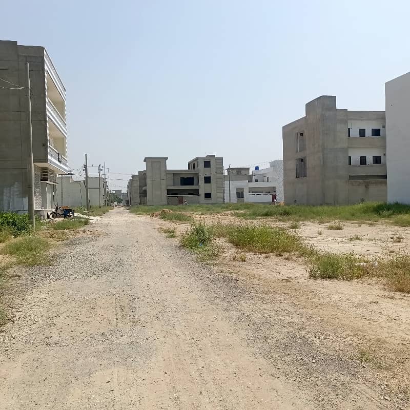 240 SQ YARD WEST OPEN TRANSFER PLOT FOR SALE IN SAADI GARDEN BLOCK 5 8